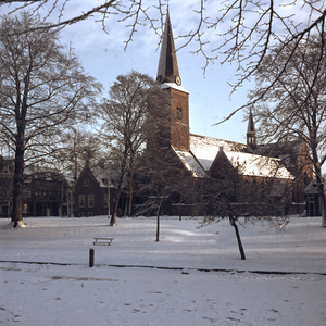 859518 Gezicht op de Geertekerk te Utrecht, vanaf de Pelmolenweg.